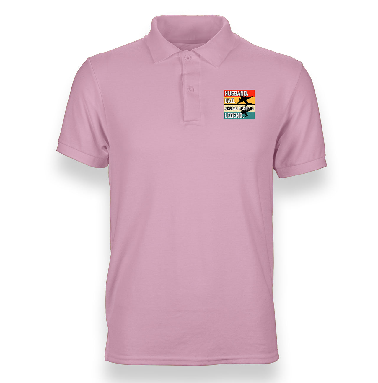 Husband & Dad & Aircraft Mechanic & Legend Designed "WOMEN" Polo T-Shirts