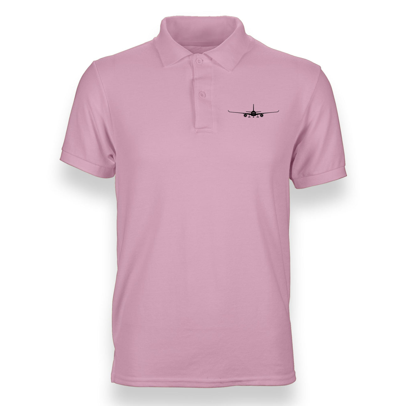 Airbus A350 Silhouette Designed "WOMEN" Polo T-Shirts