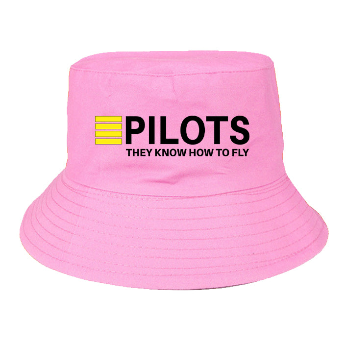 Pilots They Know How To Fly Designed Summer & Stylish Hats