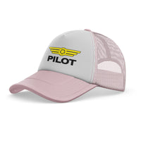 Thumbnail for Pilot & Badge Designed Trucker Caps & Hats