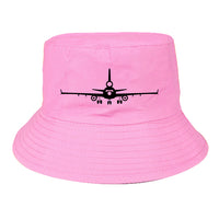 Thumbnail for McDonnell Douglas MD-11 Silhouette Plane Designed Summer & Stylish Hats