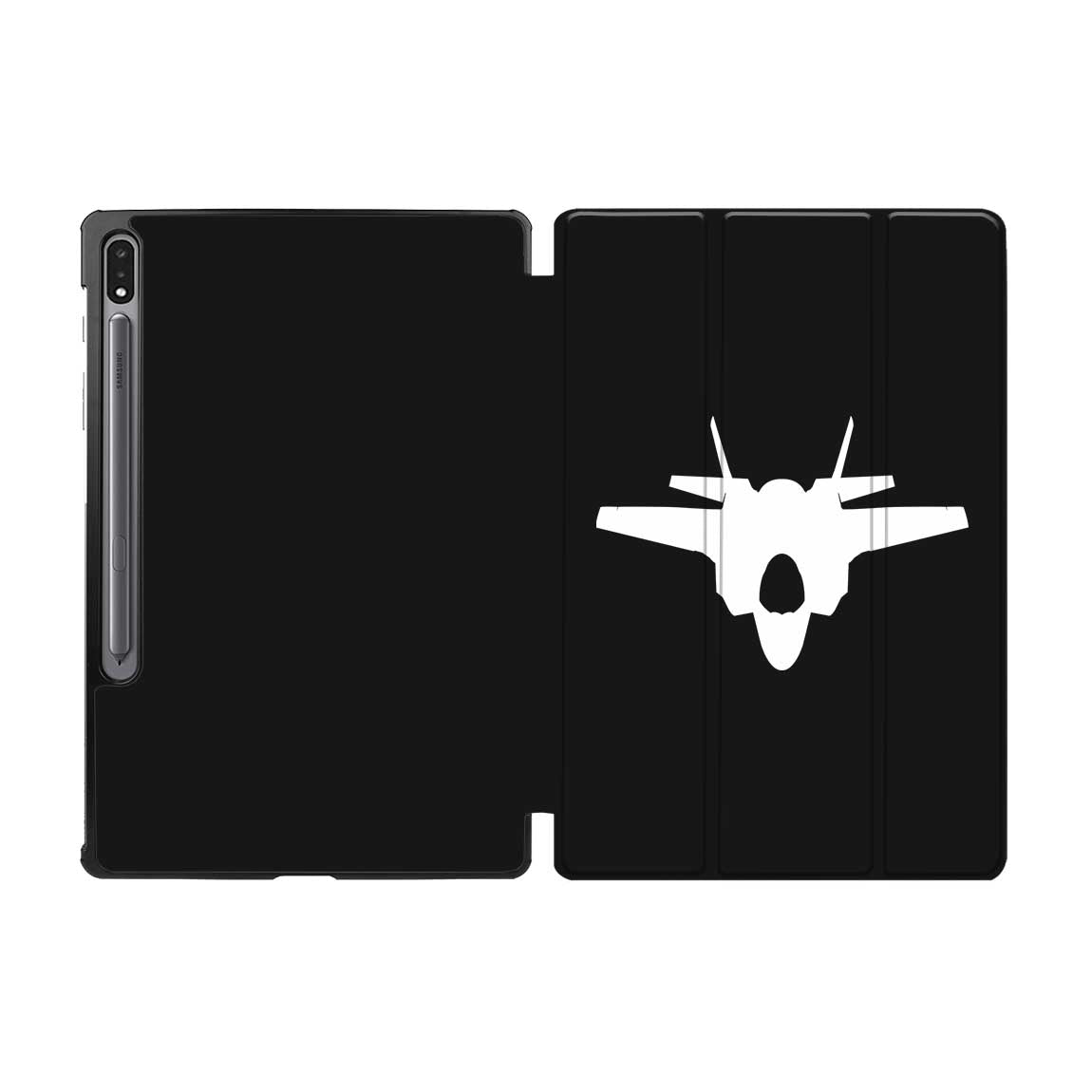 Lockheed Martin F-35 Lightning II Silhouette Designed Samsung Tablet Cases