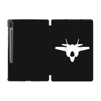 Thumbnail for Lockheed Martin F-35 Lightning II Silhouette Designed Samsung Tablet Cases