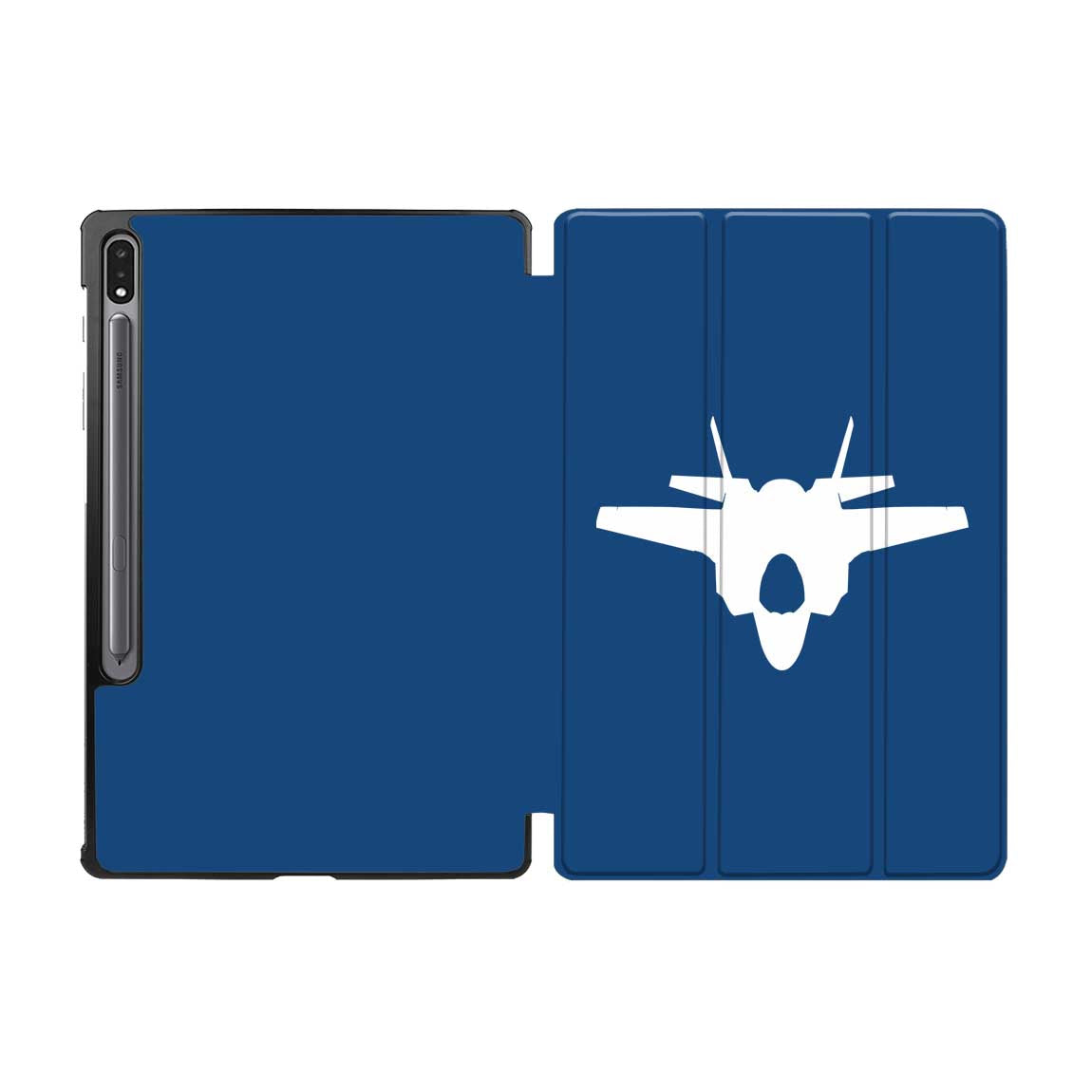 Lockheed Martin F-35 Lightning II Silhouette Designed Samsung Tablet Cases