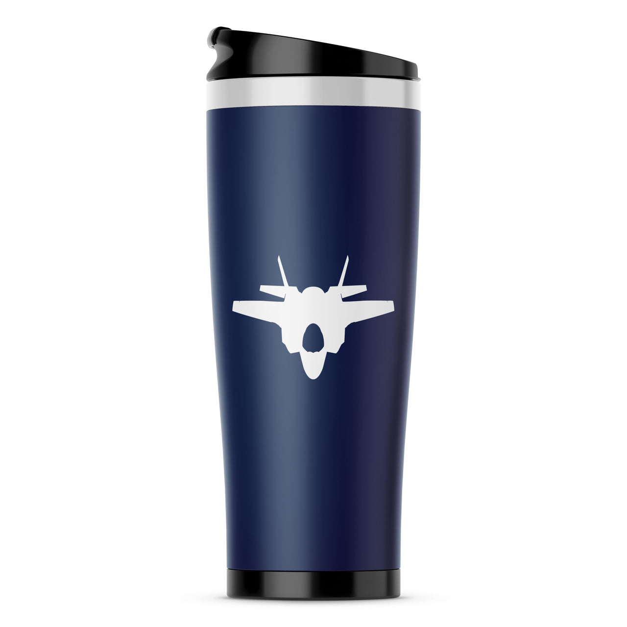 Lockheed Martin F-35 Lightning II Silhouette Designed Travel Mugs ...