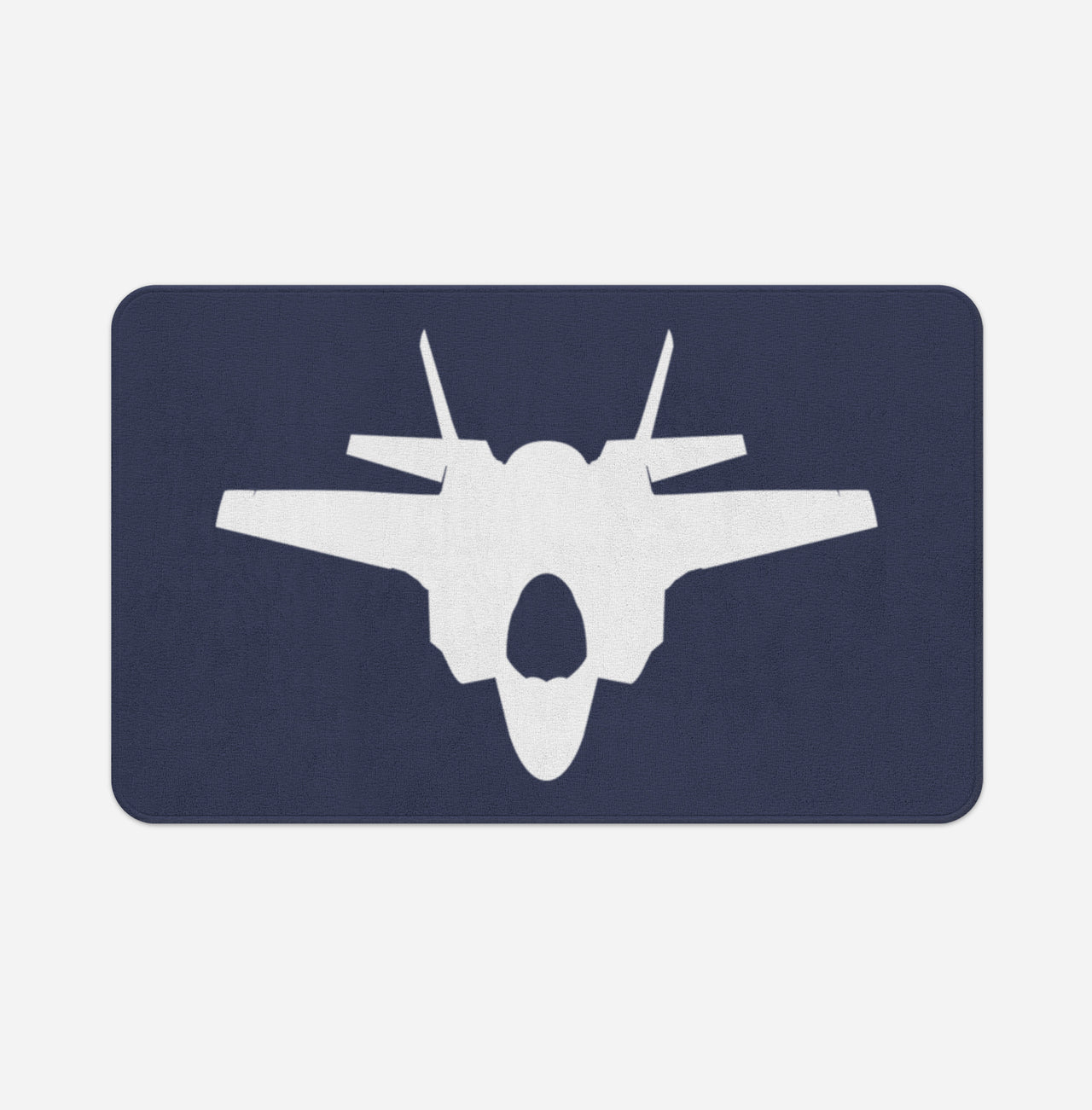 Lockheed Martin F-35 Lightning II Silhouette Designed Bath Mats