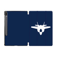 Thumbnail for Lockheed Martin F-35 Lightning II Silhouette Designed Samsung Tablet Cases