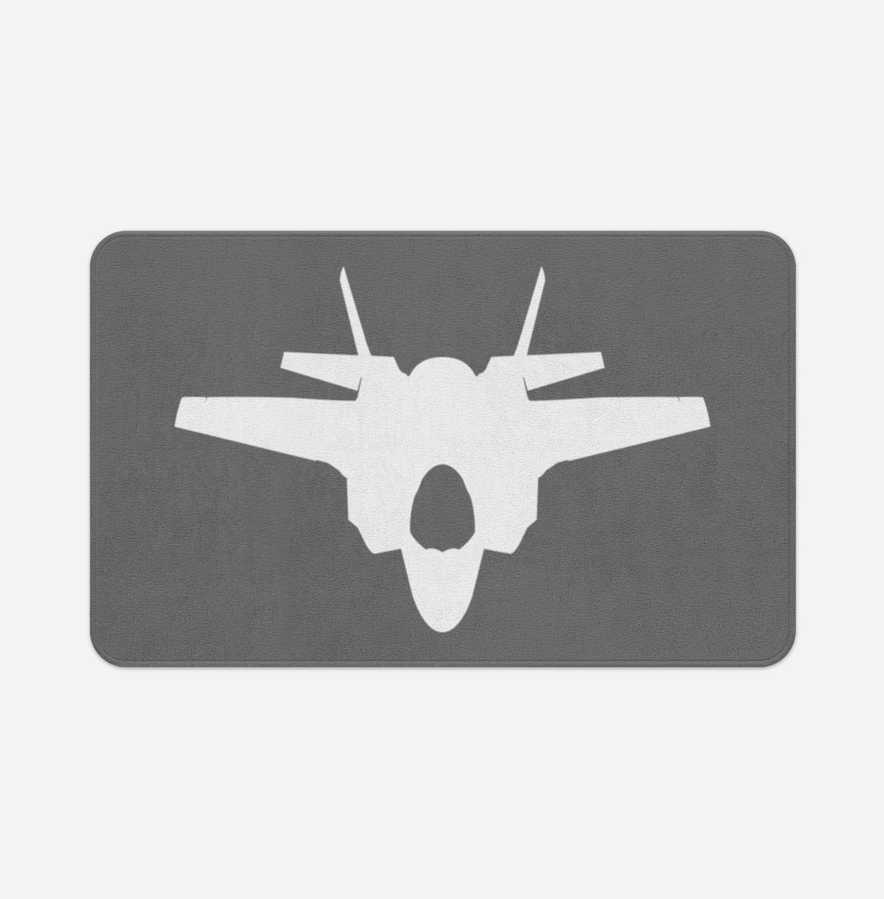 Lockheed Martin F-35 Lightning II Silhouette Designed Bath Mats