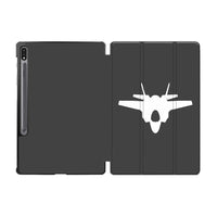 Thumbnail for Lockheed Martin F-35 Lightning II Silhouette Designed Samsung Tablet Cases