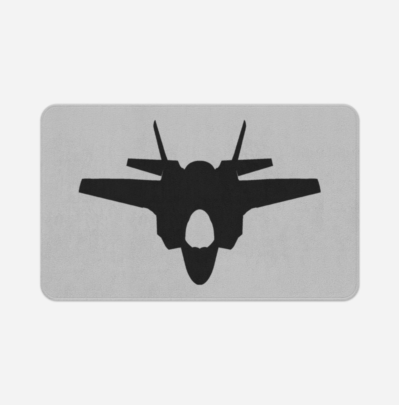 Lockheed Martin F-35 Lightning II Silhouette Designed Bath Mats