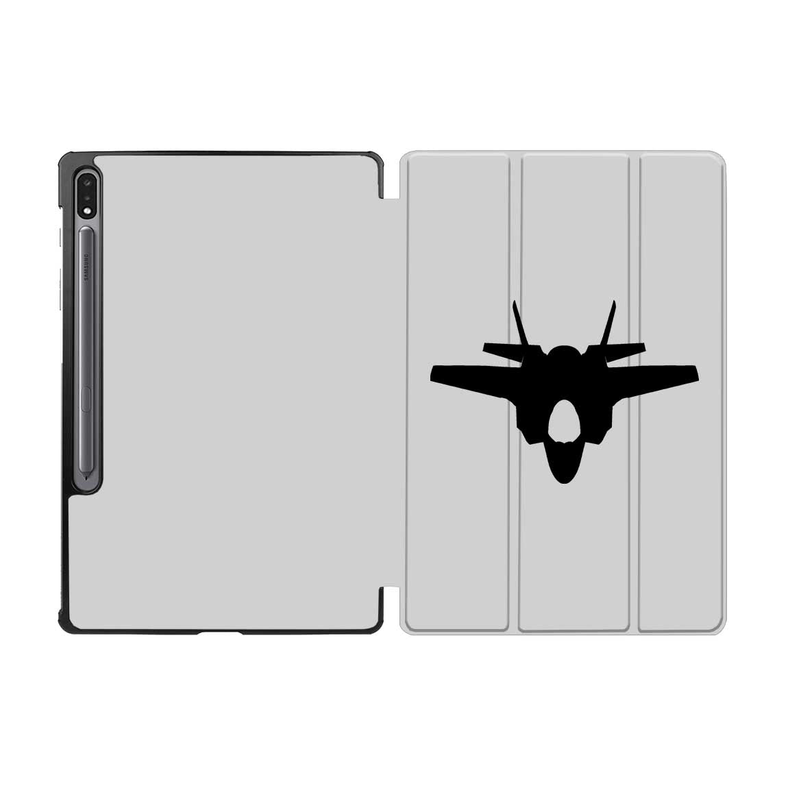 Lockheed Martin F-35 Lightning II Silhouette Designed Samsung Tablet Cases