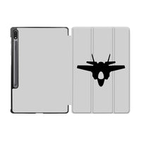 Thumbnail for Lockheed Martin F-35 Lightning II Silhouette Designed Samsung Tablet Cases