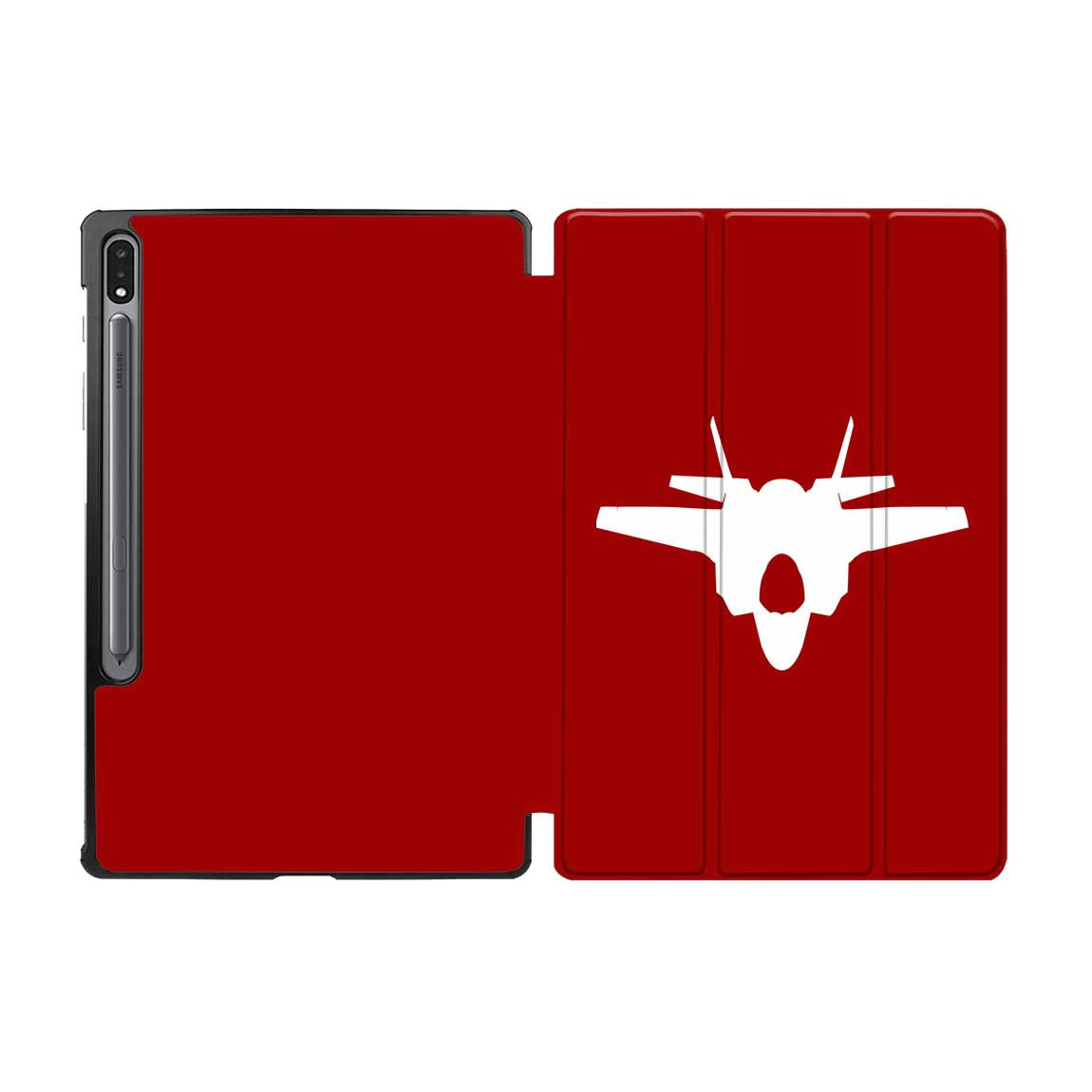 Lockheed Martin F-35 Lightning II Silhouette Designed Samsung Tablet Cases