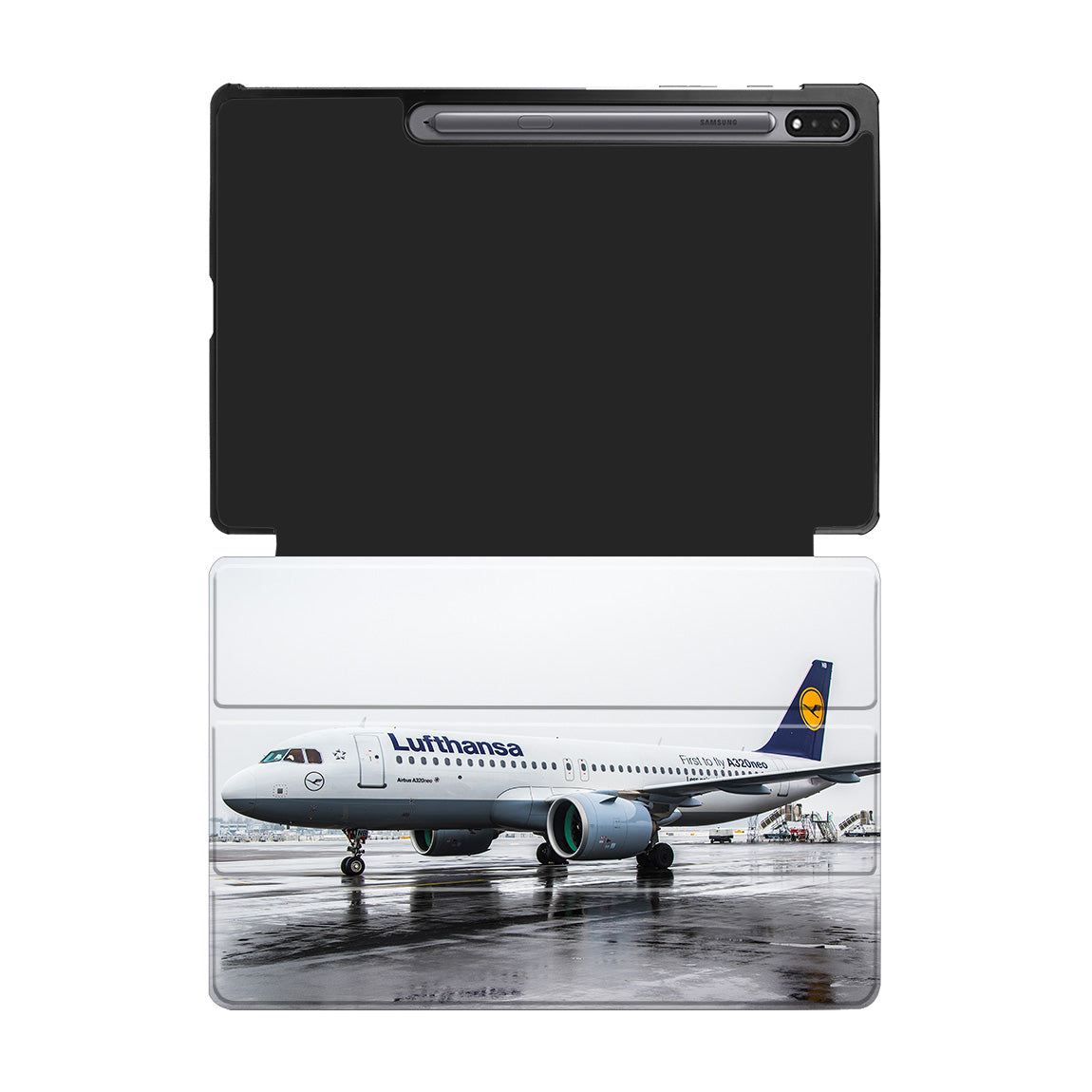 Lufthansa's A320 Neo Designed Samsung Tablet Cases