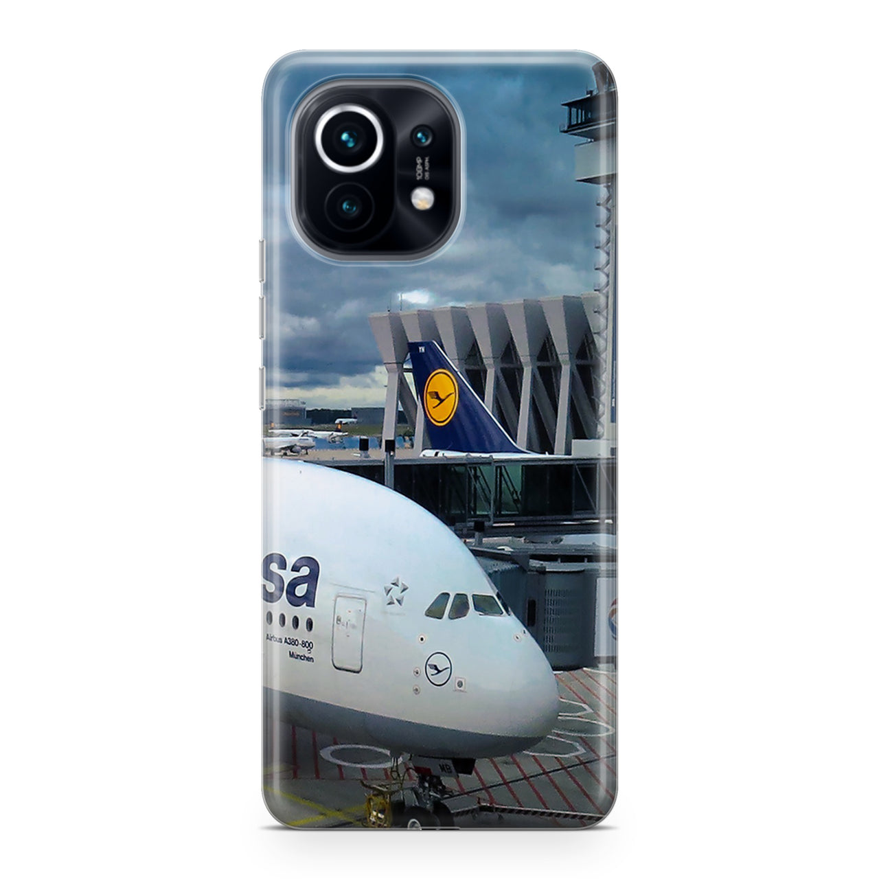 Lufthansa's A380 At the Gate Designed Xiaomi Cases