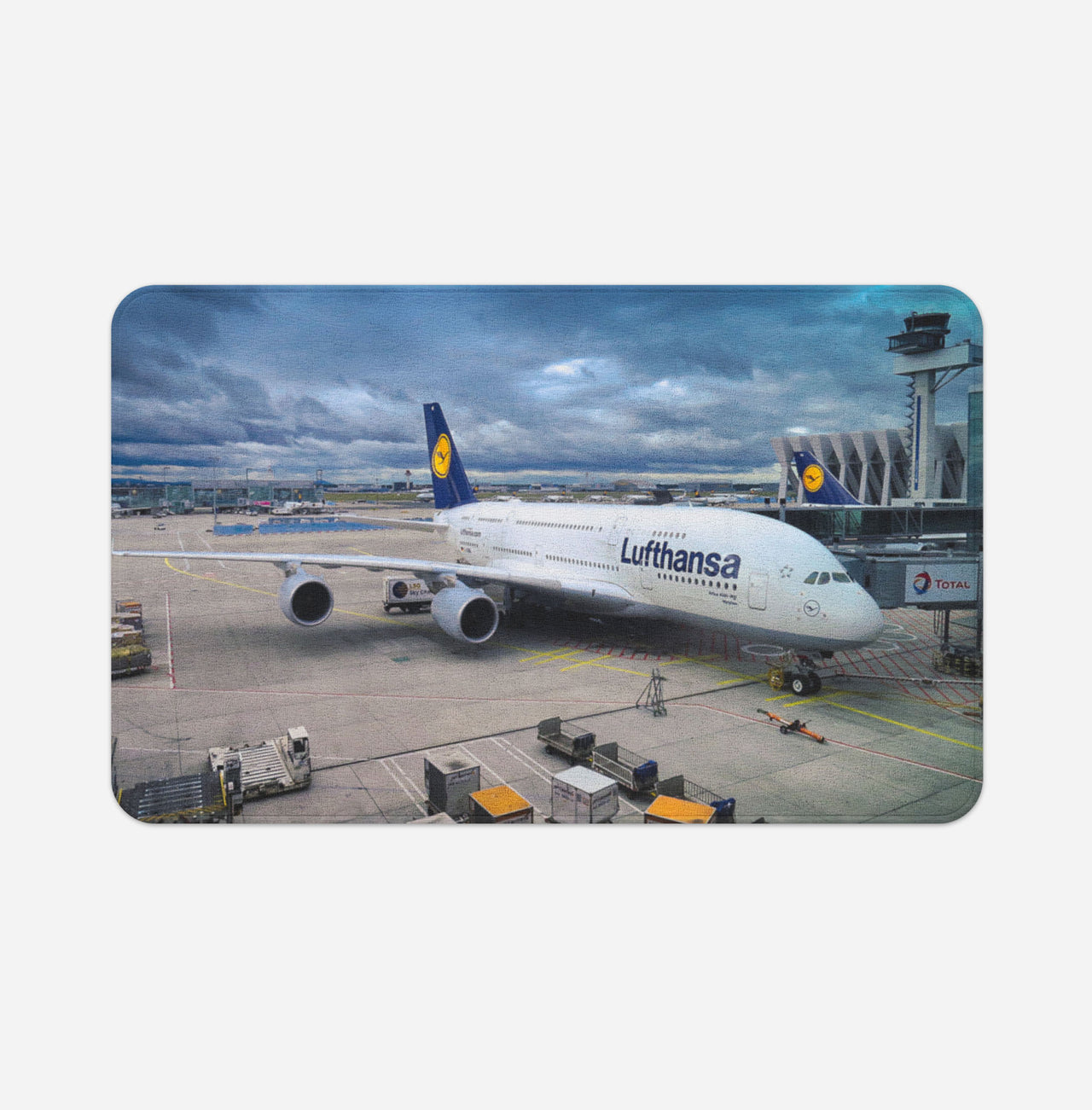 Lufthansa's A380 At the Gate Designed Bath Mats