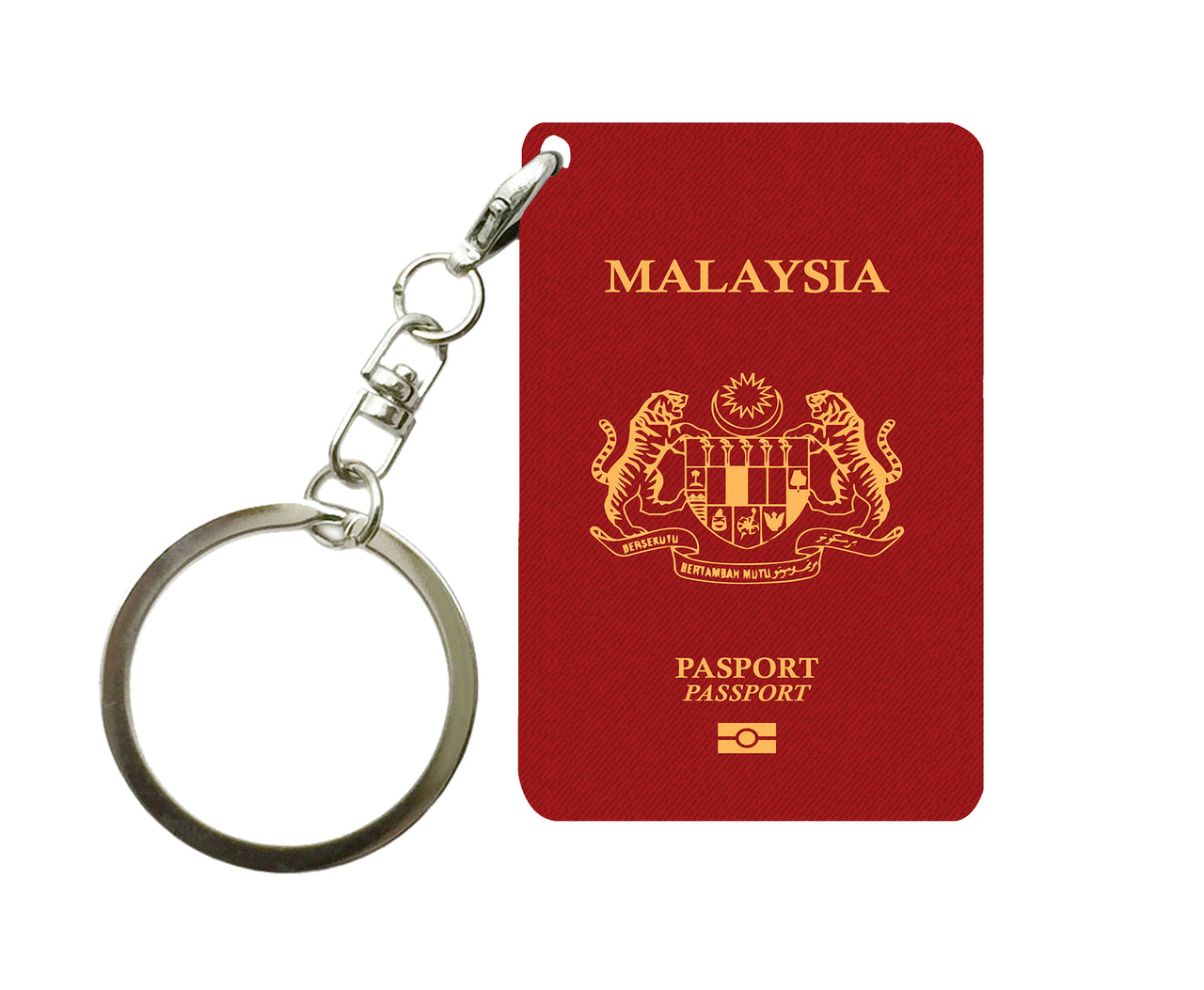 Malaysia Passport Designed Key Chains