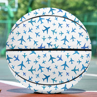 Thumbnail for Many Airplanes White Designed Basketball