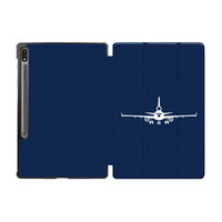 Thumbnail for McDonnell Douglas MD-11 Silhouette Plane Designed Samsung Tablet Cases