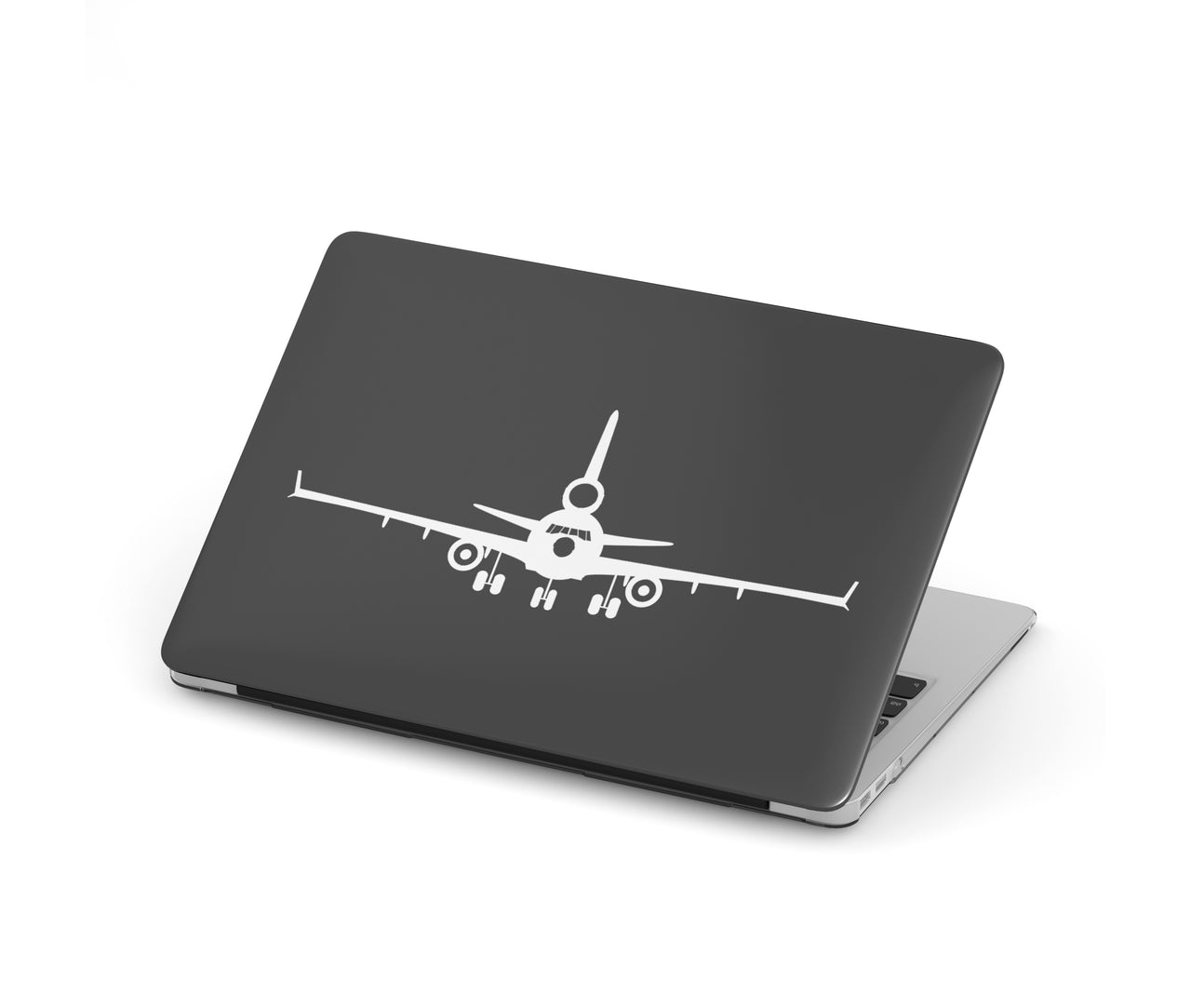 McDonnell Douglas MD-11 Silhouette Plane Designed Macbook Cases