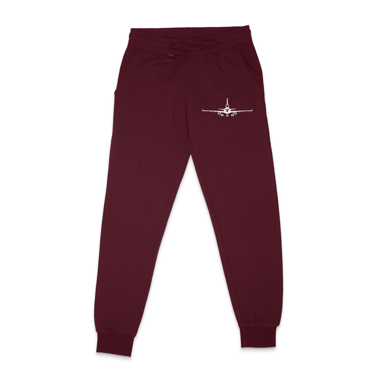 McDonnell Douglas MD-11 Silhouette Plane Designed Sweatpants