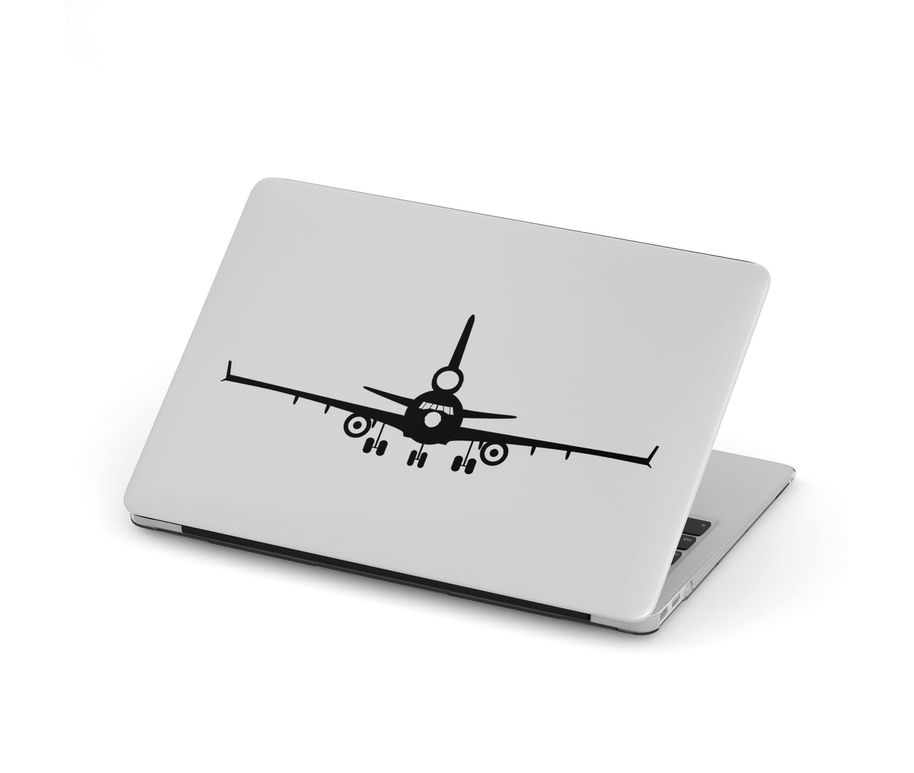 McDonnell Douglas MD-11 Silhouette Plane Designed Macbook Cases