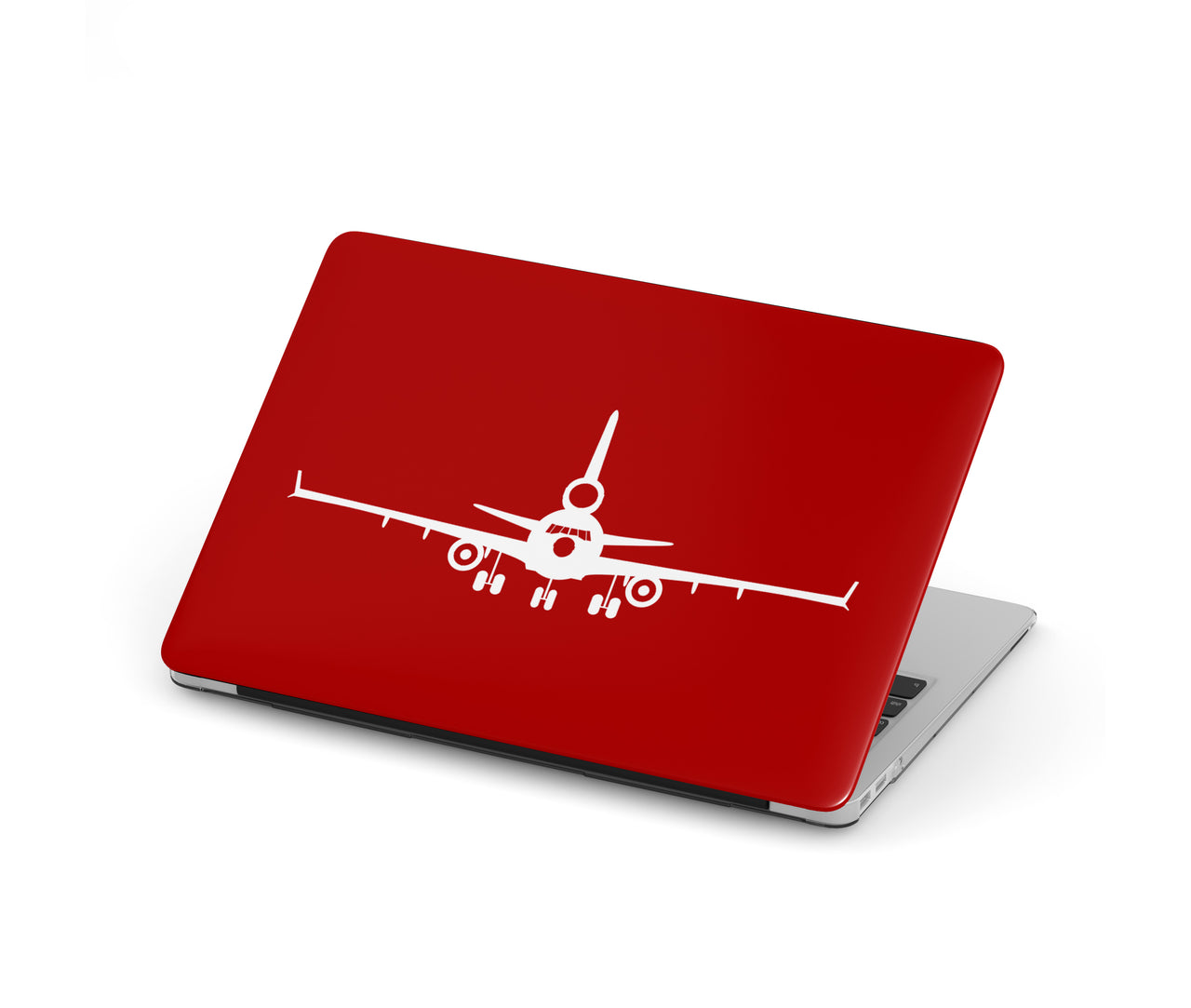 McDonnell Douglas MD-11 Silhouette Plane Designed Macbook Cases