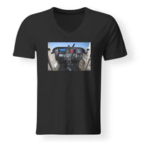 Thumbnail for Cessna 172 Cockpit Designed V-Neck T-Shirts