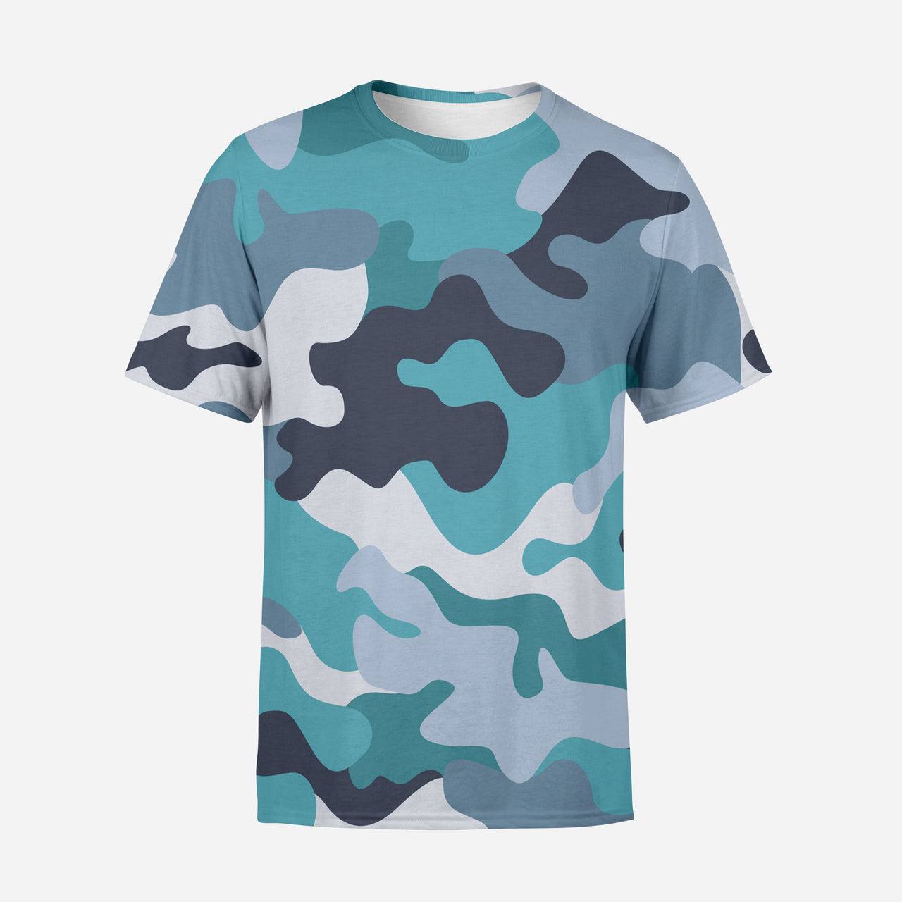 Military Camouflage Green Designed 3D T-Shirts