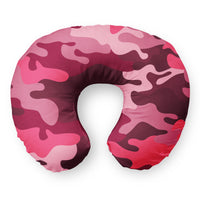 Thumbnail for Military Camouflage Red Travel & Boppy Pillows