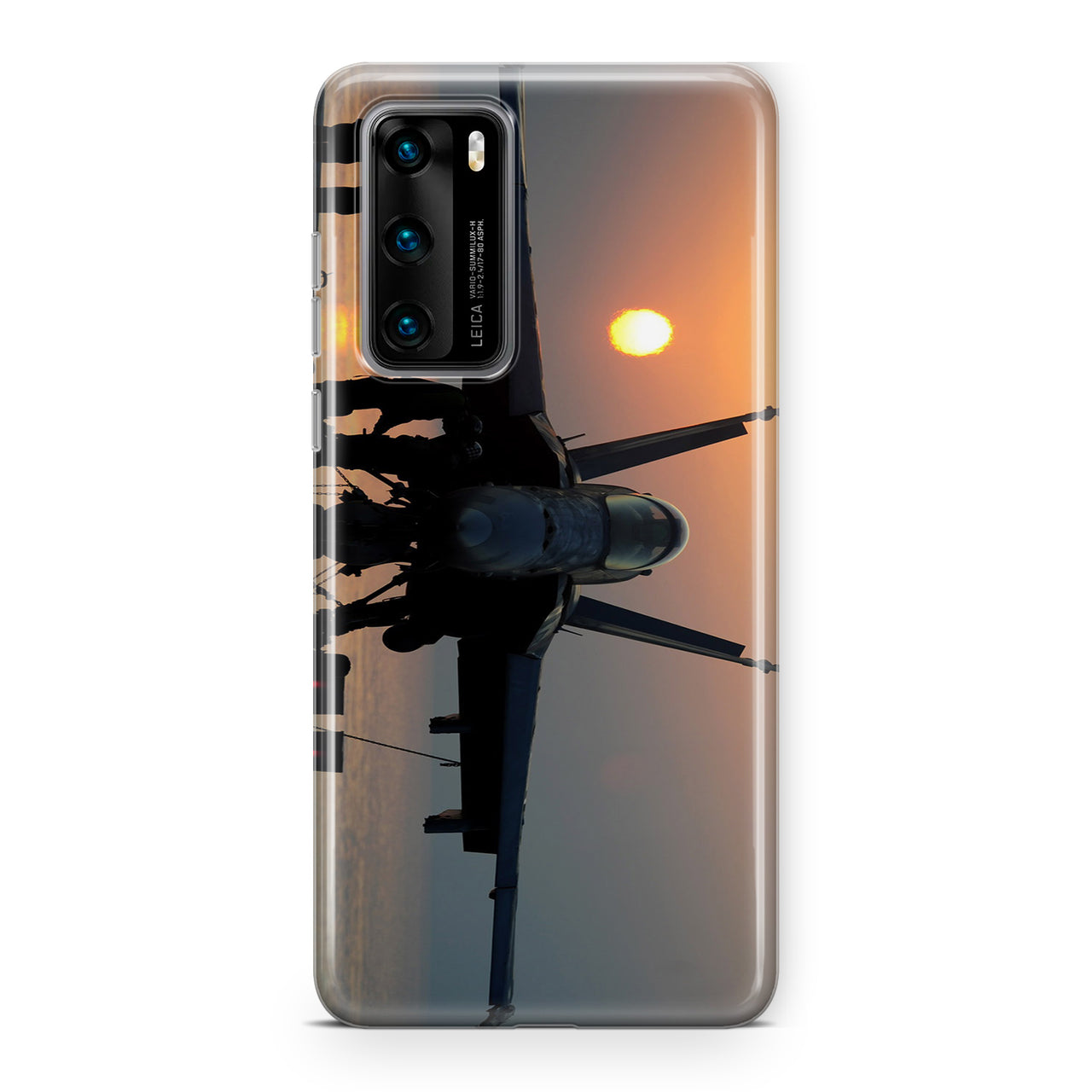 Military Jet During Sunset Designed Huawei Cases