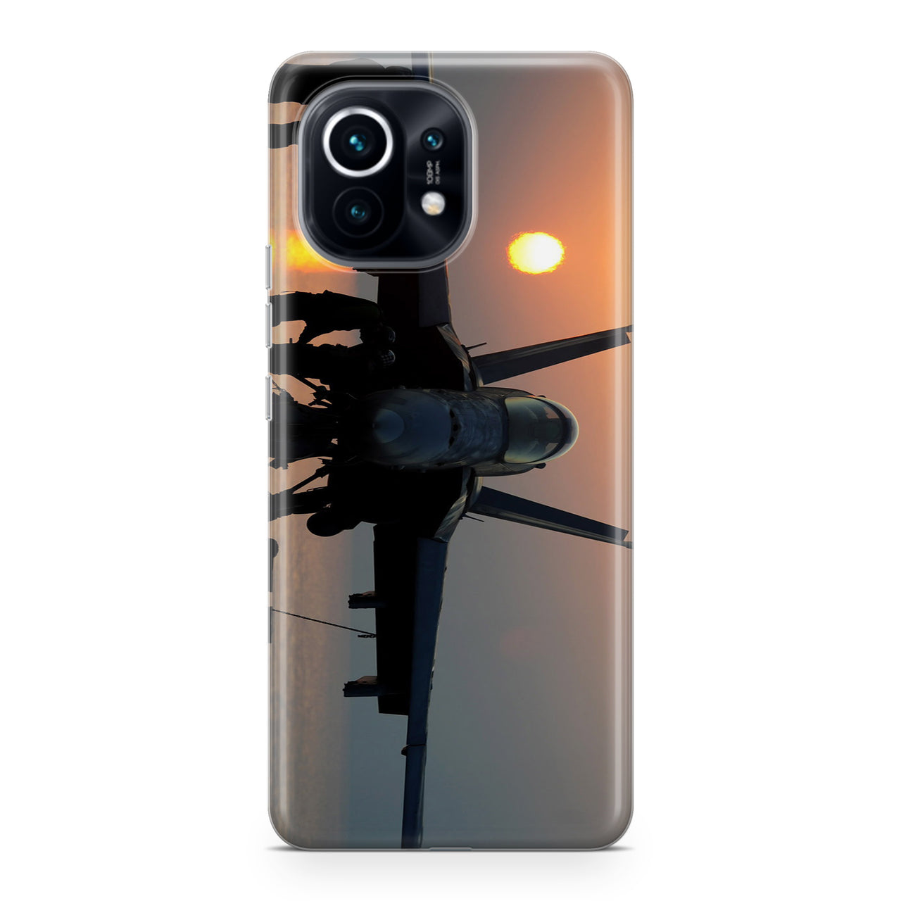 Military Jet During Sunset Designed Xiaomi Cases