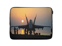 Thumbnail for Military Jet During Sunset Designed Laptop & Tablet Cases