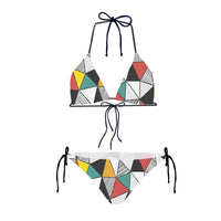 Thumbnail for Mixed Triangles Designed Triangle Bikini