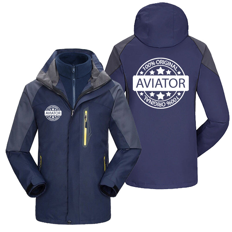 100 Original Aviator Designed Thick Skiing Jackets