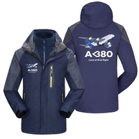 Thumbnail for Airbus A380 Love at first flight Designed Thick Skiing Jackets