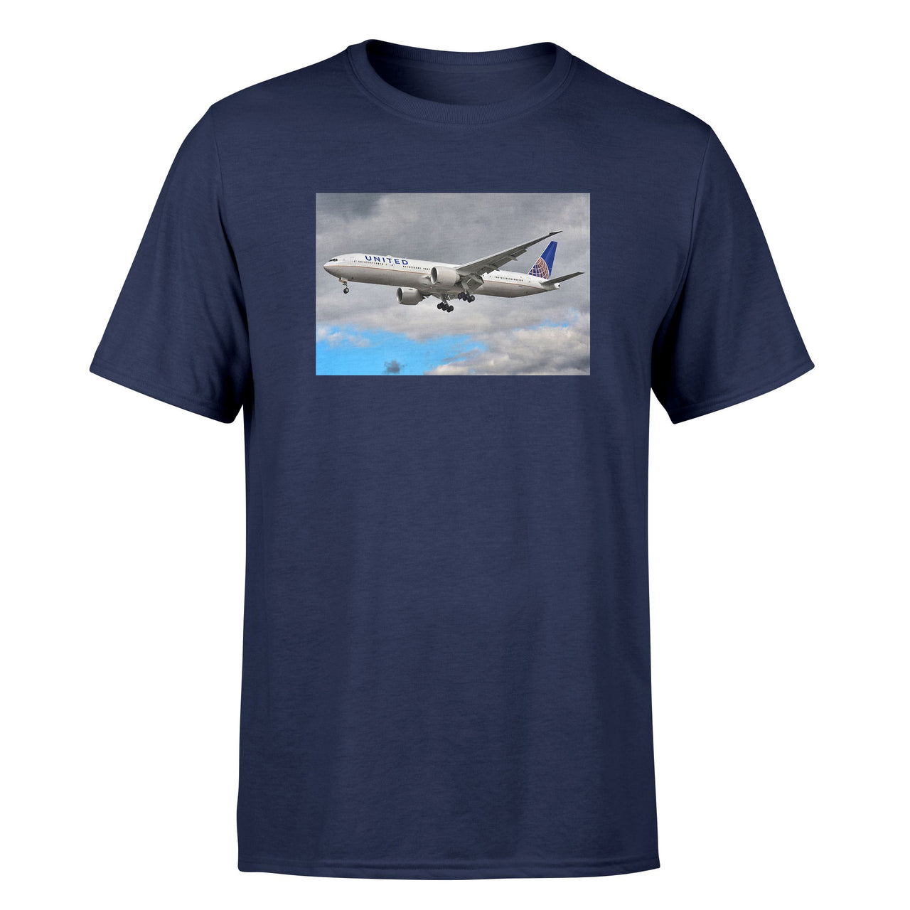 United Airways Boeing 777 Designed T-Shirts