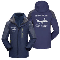 Thumbnail for Let Your Dreams Take Flight Designed Thick Skiing Jackets