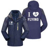 Thumbnail for I Love Flying Designed Thick Skiing Jackets