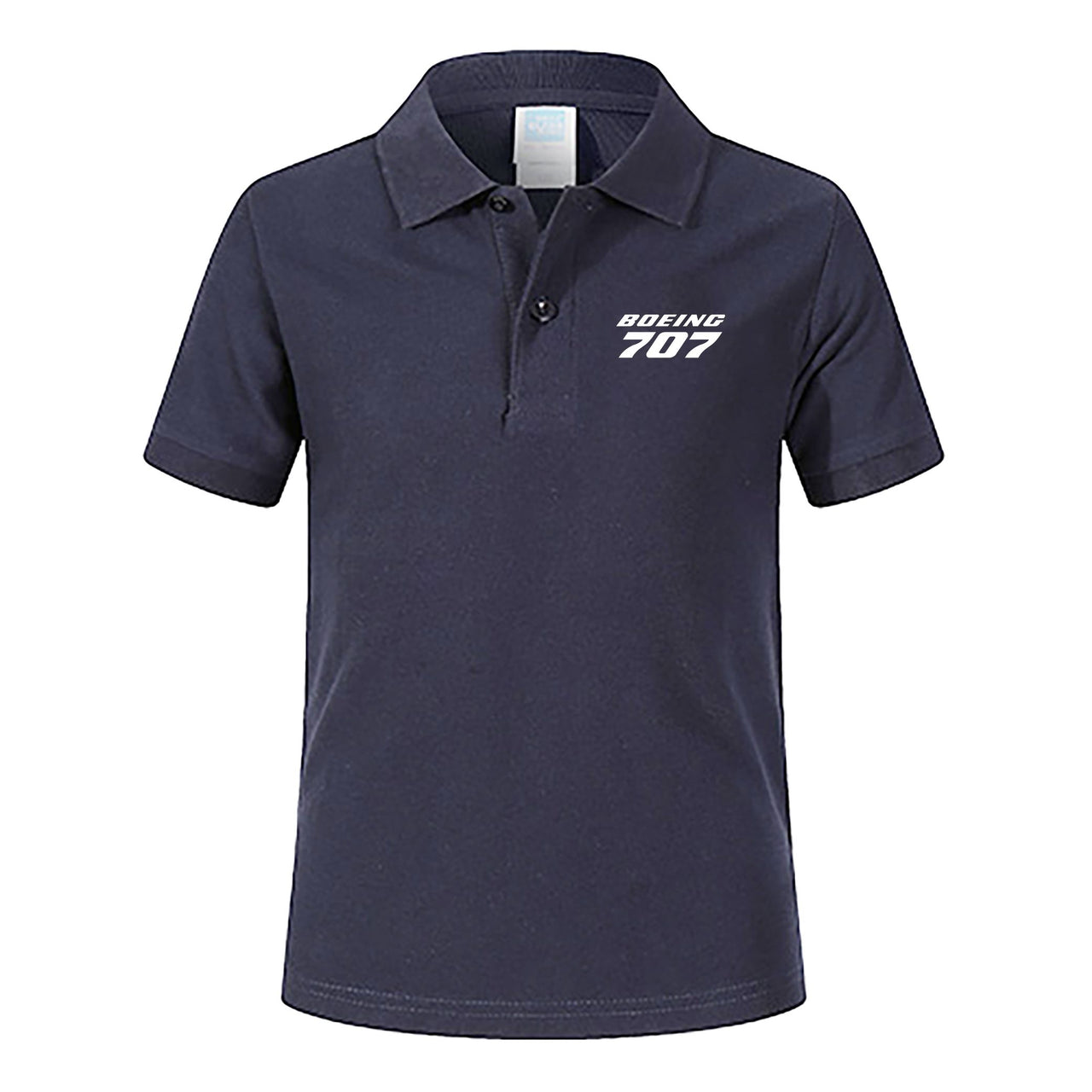 Boeing 707 & Text Designed Children Polo T-Shirts