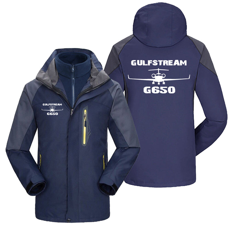 Gulfstream G650 & Plane Designed Thick Skiing Jackets