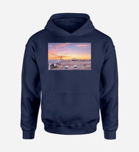 Thumbnail for Airport Photo During Sunset Designed Hoodies