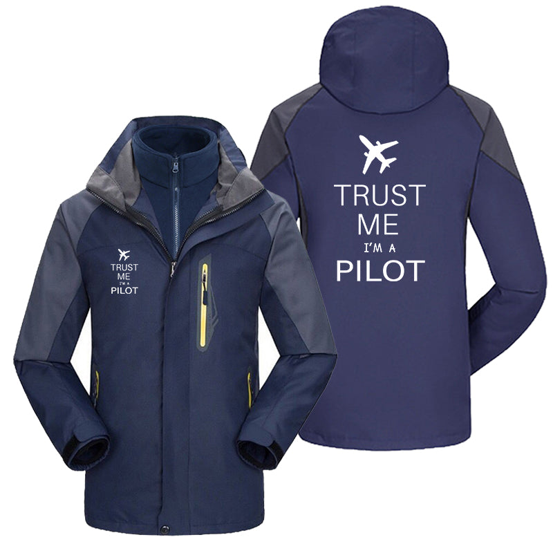 Trust Me I'm a Pilot 2 Designed Thick Skiing Jackets