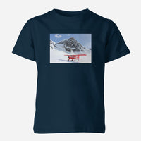 Thumbnail for Amazing Snow Airplane Designed Children T-Shirts