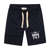 Thumbnail for Boeing 747 & Plane Designed Cotton Shorts