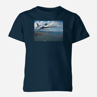 Thumbnail for Blue Angels & Bridge Dreamliner Designed Children T-Shirts