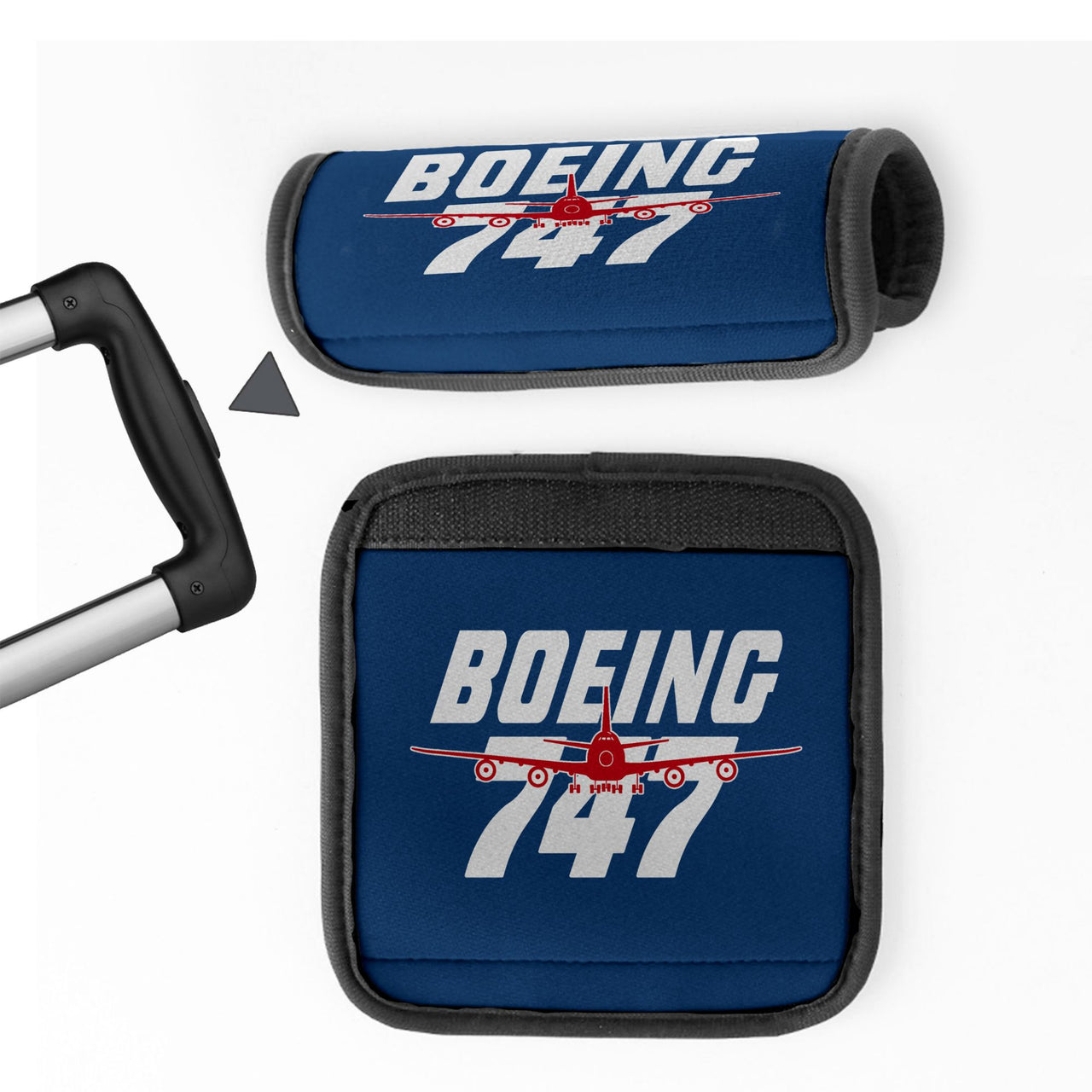 Amazing Boeing 747 Designed Neoprene Luggage Handle Covers