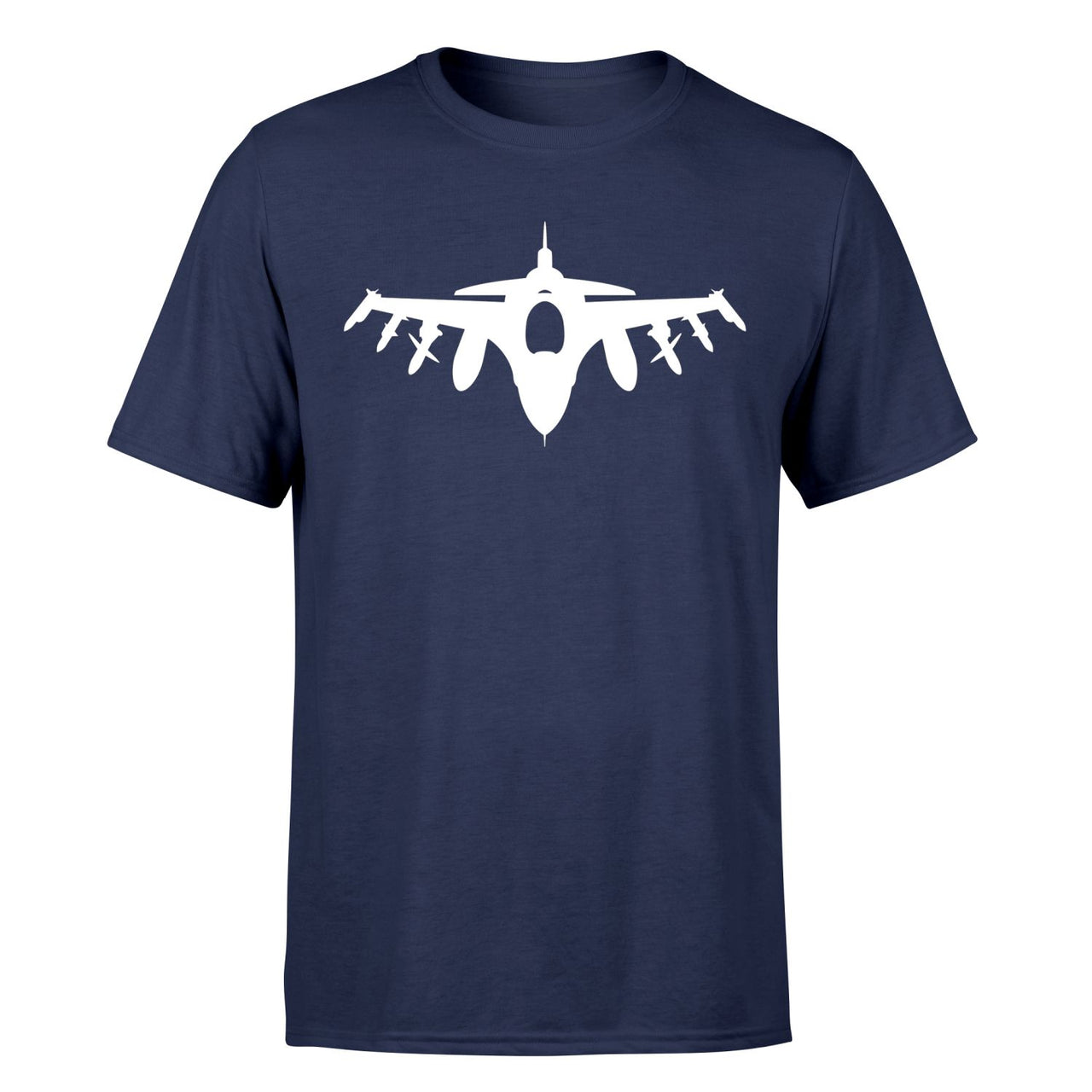 Fighting Falcon F16 Silhouette Designed T-Shirts