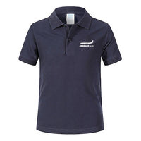 Thumbnail for The Embraer ERJ-175 Designed Children Polo T-Shirts