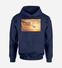 Thumbnail for Plane Passing By Designed Hoodies